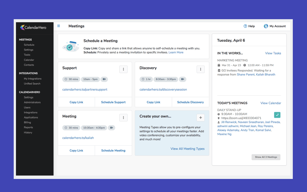CalendarHero screenshot