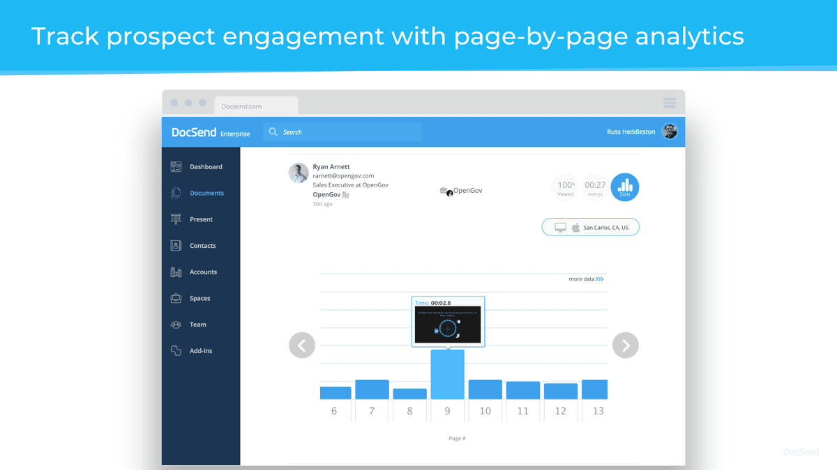 DocSend - Track engagement
