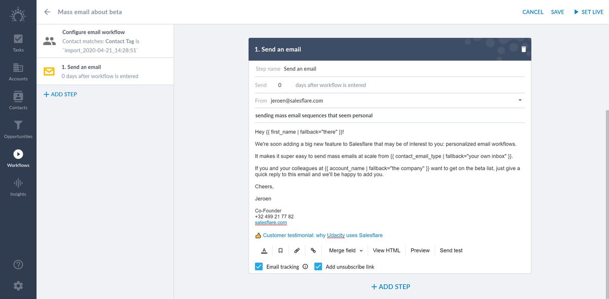 Fully personalize your emails
