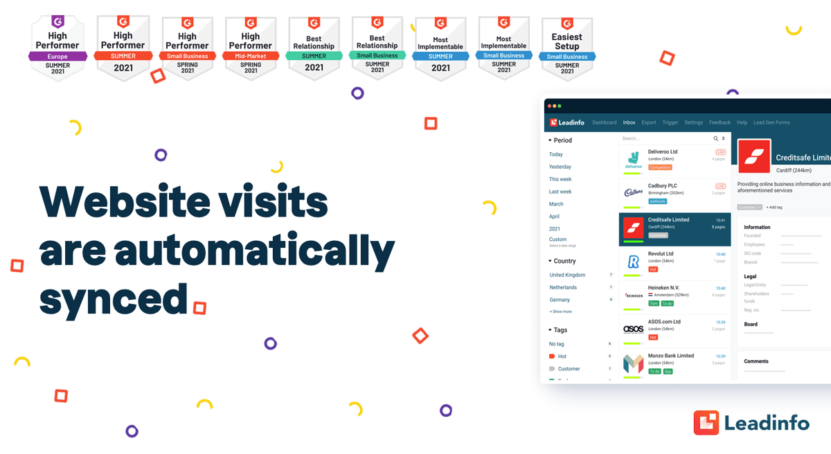 leadinfo screenshot