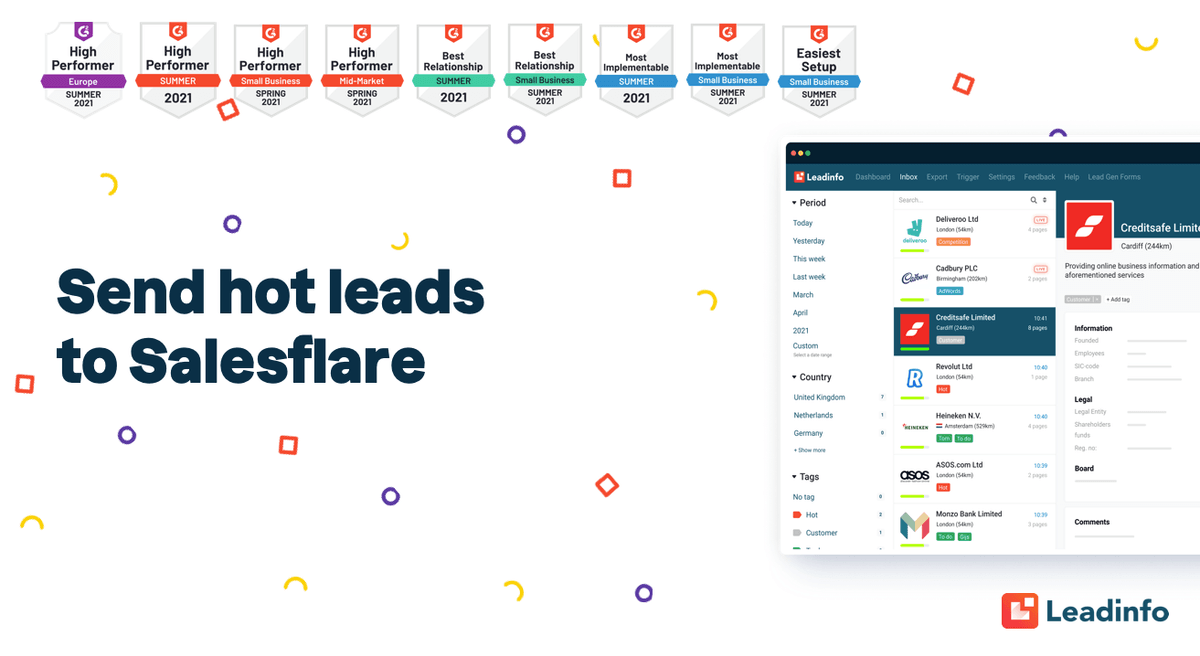 leadinfo screenshot