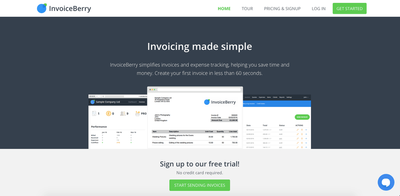 InvoiceBerry screenshot