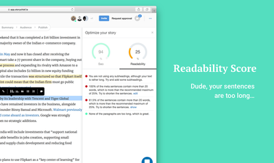 Readability score