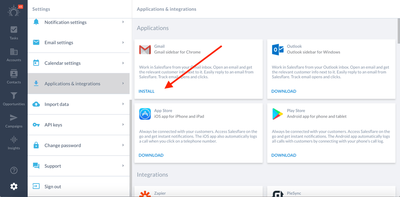 Salesflare sidebar for Gmail