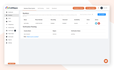 CallHippo screenshots