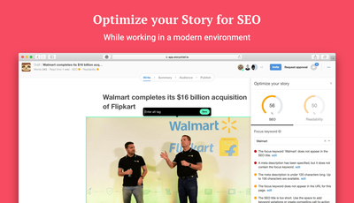 Optimize your Story for SEO