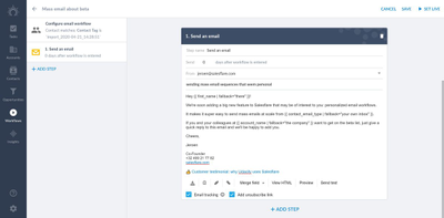 Fully personalize your emails