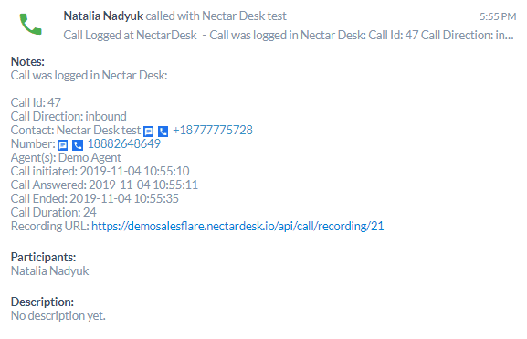 Nectar Desk screenshot